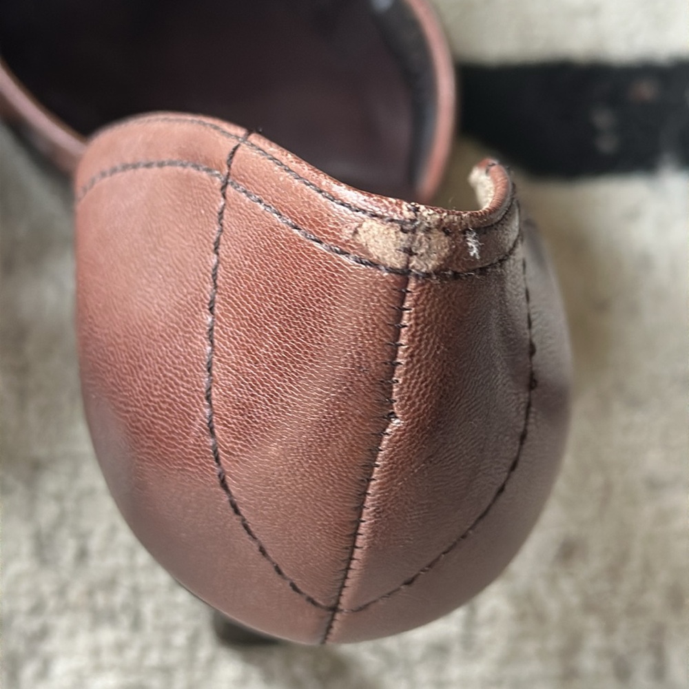 Aldo Dark Brown Cutout Heels - Picture 9 of 9
